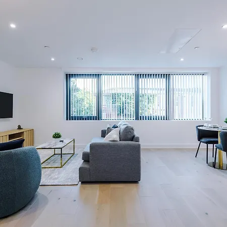 Stylish 1bed Fast Wi-fi Easy Access To Apartmán *