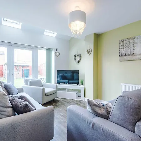 Nyaraló Large Townhouse By The Etihad & Coop Live Arena With Free Parking Manchester