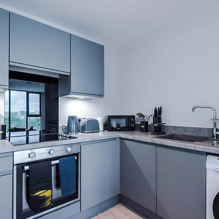 Luxury 1br Self Check-in 10mins To Centre * Μάντσεστερ