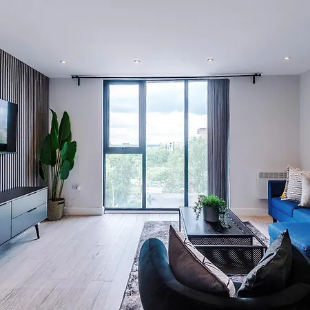 Luxury 1br Self Check-in 10mins To Centre Μάντσεστερ