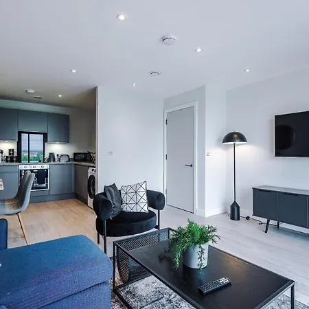 Luxury 1br Self Check-in 10mins To Centre Μάντσεστερ
