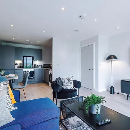 Lejlighed Luxury 1br Self Check-in 10mins To Centre Manchester