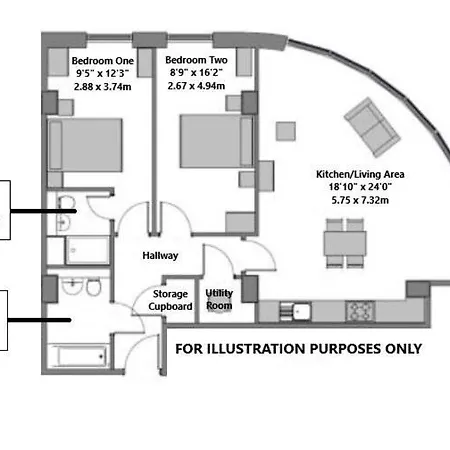 Quayside Living Apartmán *