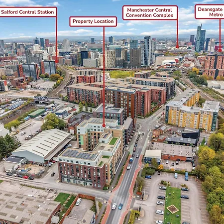 Modern 2br Urban Nest In Salford, For 4 *