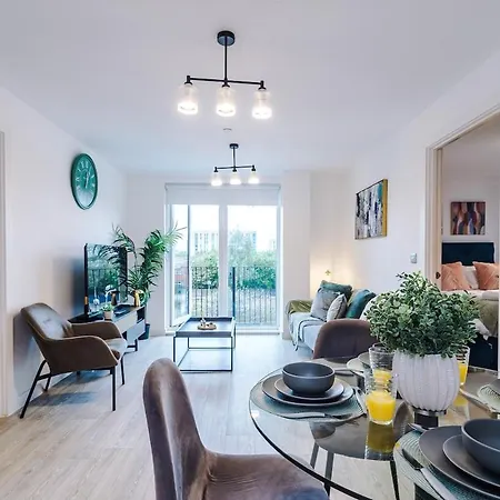 Centre, Salford Luxury דירה *
