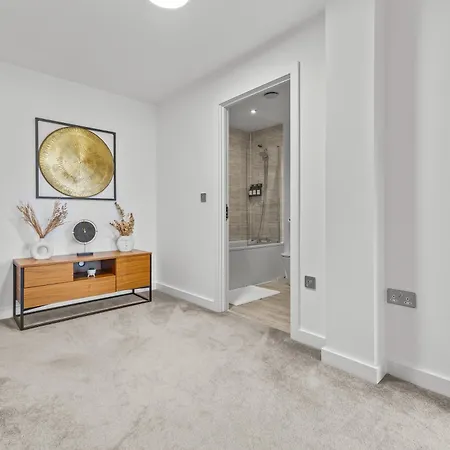 Apartamento Modern 2br Urban Nest In Salford, For 4 Mánchester