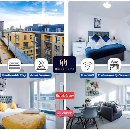 2 Bedroom Penthouse With Balcony By Host A Apartment *