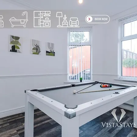 Tatil Evi 3br, Pool Table, Dart Board By Vista Short Lets Manchester
