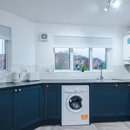 Centre,central House, Free Parking Daire Manchester