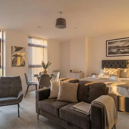 アパート Modern In Salford Great Views マンチェスター