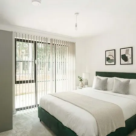 Apartament Contemporary 2bed Near Etihad Manchester