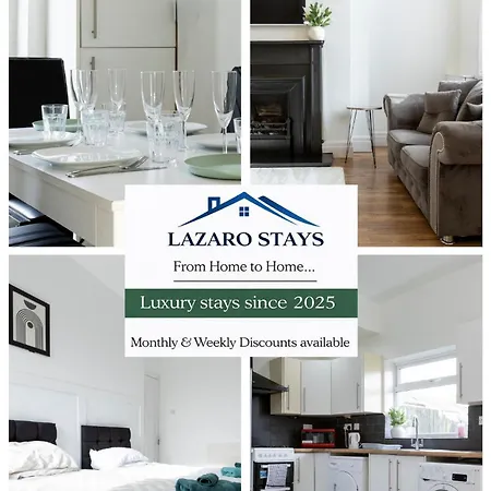 Free Parking, Large House For Contractors & Families, Sleeps 6, 15mins To Centre Manchester