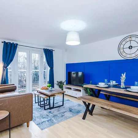 דירה Salford Serene - Luxury 2-bed For Business, Events And Breaks - Near Centre - Hosted By Parydise