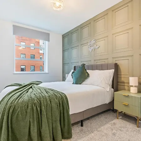 2-bed Apt-sleeps 5-long Stays-oxford St Apartamento Manchester