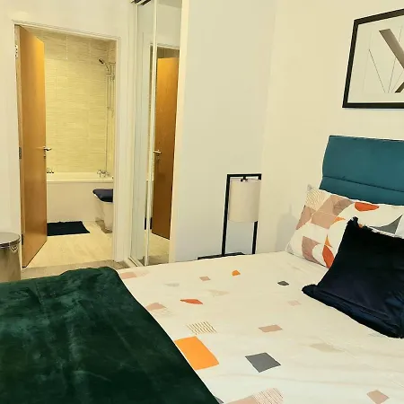아파트 Luxury 2 Bed Apartment, Kingsize Beds, 2 Bathrooms