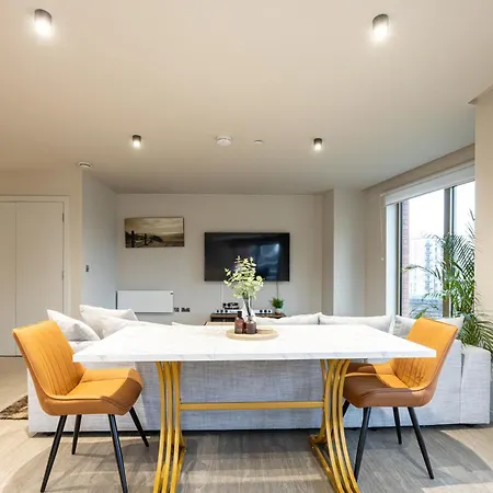 Chic 2bed Near Castlefield Canals-4min To Station