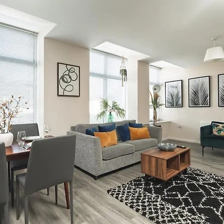 Lejlighed The Haven - 2 Bed Cozy - Sleeps 6 - Private Parking *