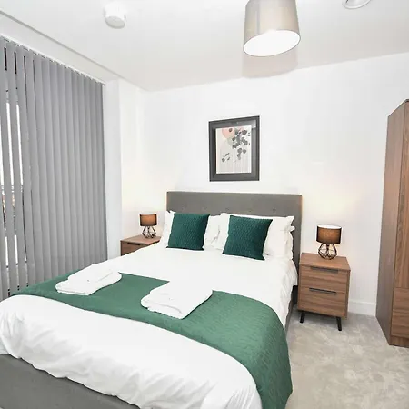 Apartamento Contemporary Flat In W Balcony Mánchester