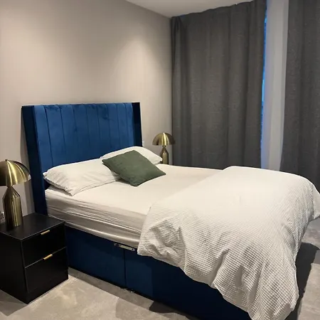Luxury City Apartment Manchester With Gym & Parking Apartamento *