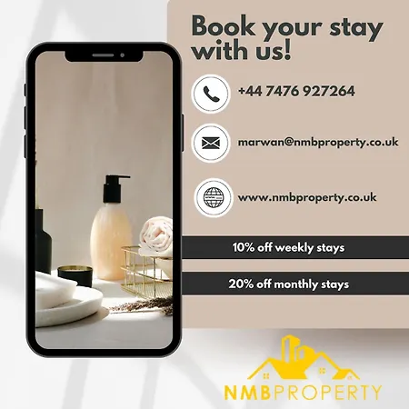 Tallis House, Near Centre, Sleeps 8 By Nmb *