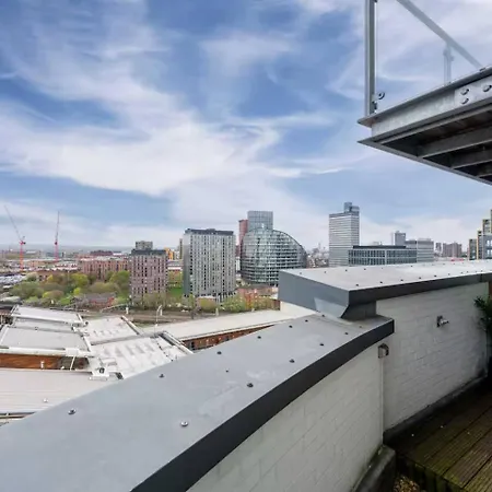 Apartment Cityscape Mcr Skyline- 2br, Free Parking, Views *