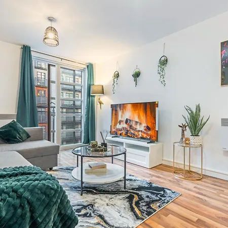 Apartamento 2-bed Apt-sleeps 5-long Stays-oxford St Mánchester