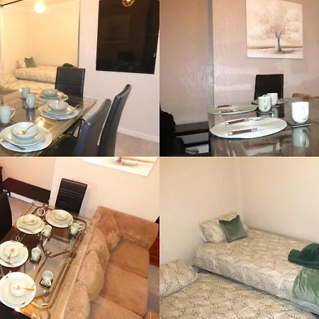 Spacious 3 Bedrooms 7 Beds Maisonette With 1 Bathroom 1wc 4 Smart Tv's With Adaptable Lounge Area Tram Access Near Salford Quays And Mcr Centre Manchester