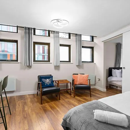 1 Bed Shudehill Flat Sleeps 4 Centre Lejlighed *