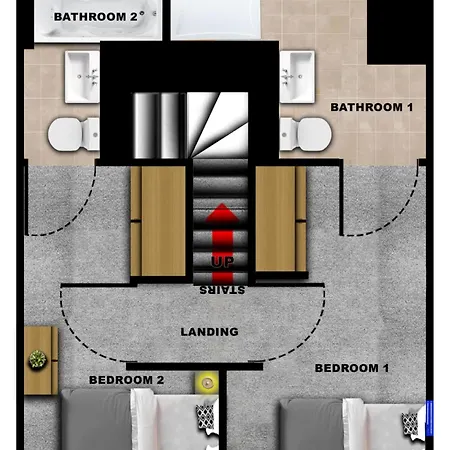 Modern Spacious Sleeps 5 Free High-speed Wi-fi マンチェスター