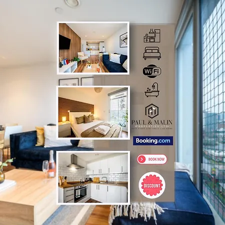 2br Near Mediacityuk, Sleeps 5 By Paul & Malin Lets Salford