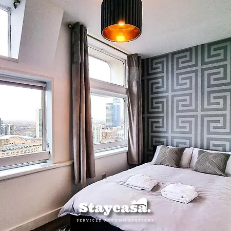 Апартаменты Modern Centre Stunning 18th Floor View Манчестер