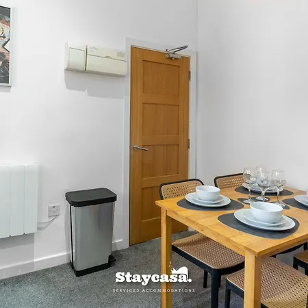 Apartamento Casa Cove 2f Flat Free Parking - 5min To Hospital Mánchester