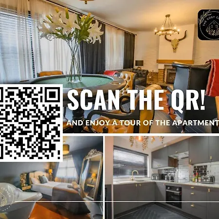 Spacious 2 Bedroom House Sleeps 4 L On-street Parking L The Cosy Corner Nationwide Сasa de vacaciones *