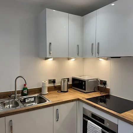 Apartmán Modern 1br, Salford Quays, Near Mediacity