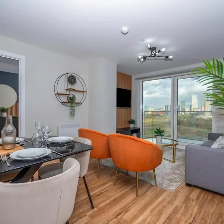 Luxury Waterfront 2br - Free Gym Access & Parking * Manchester