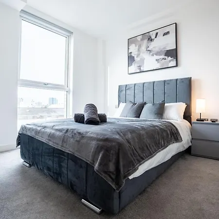 Elegant Modern One Bed Flat With Juliet Balcony Lejlighed *