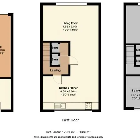 Apartman Modern 4 Bedroom House For 9 Guests With Free Parking By The Cosy Corner Nationwide Manchester
