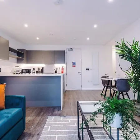 Lägenhet Stylish 1br Near Centre Salford Manchester