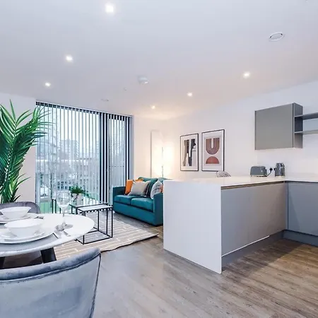 Lägenhet Stylish 1br Near Centre Salford Manchester