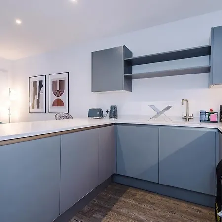 Stylish 1br Near Centre Salford Lägenhet Manchester