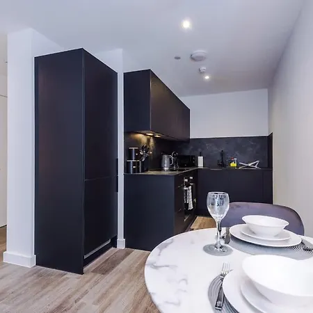 Cosy 1br Near Media & Centre Apartmán Manchester