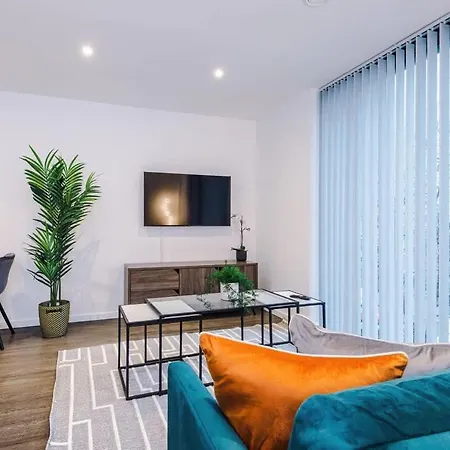 Lägenhet Stylish 1br Near Centre Salford Manchester