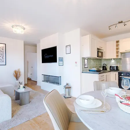 Apartman Stylish Mcr 1br Etihad Coop Live Parking Manchester