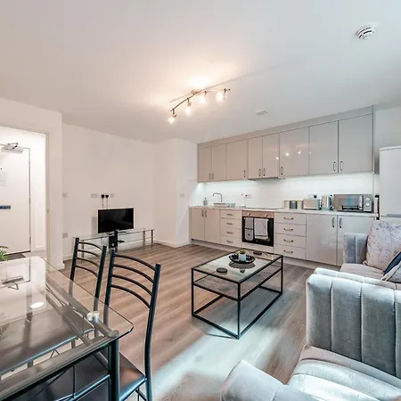 Appartement Spacious 2 Double Bedroom Near Centre, Salford *