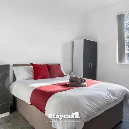 Casa Cove 2f Flat Free Parking - 5min To Hospital Manchester