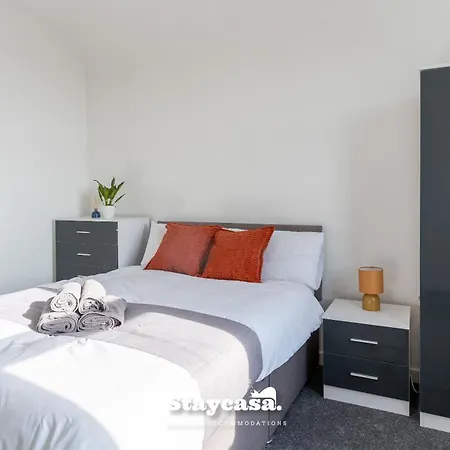 Casa Cove 2f Flat Free Parking - 5min To Hospital 맨체스터