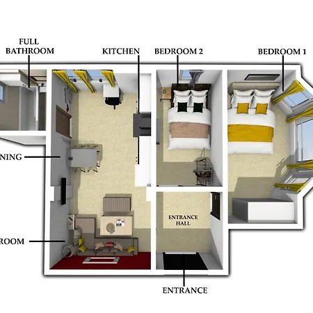 Autumn Breeze - 2br - Sofa Bed - Wifi - - - Didsbury * Манчестер