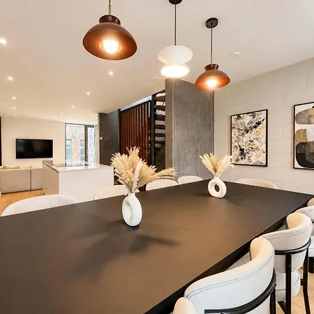 Prázdninový dům Luxury Townhouse 4br I Roof Terrace I Free Parking Manchester
