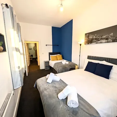 アパート Cosy 1 Bedroom Flat-free Parking マンチェスター