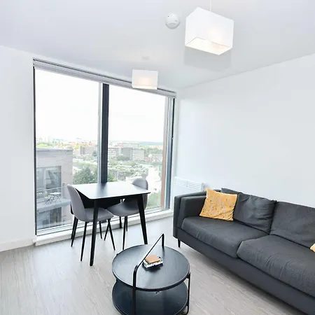 Apartament Modern 1 Bed With Views In Manchester